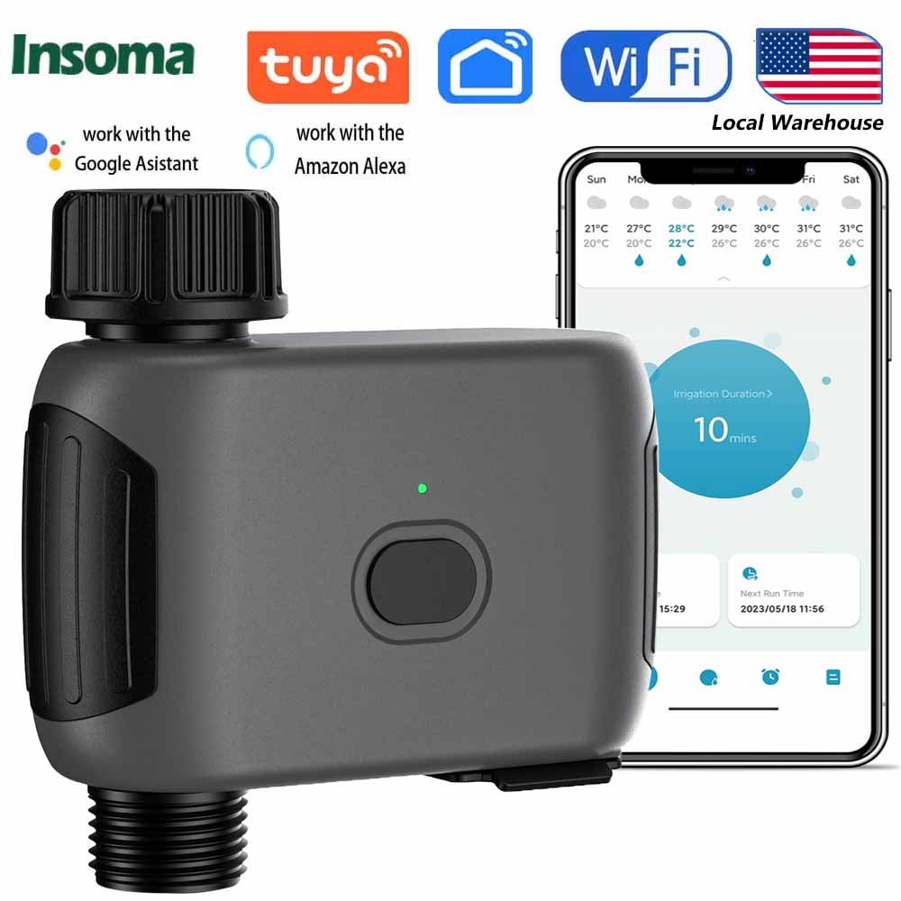 Smart Garden Tap - مؤقت ري أوتوماتيكي ذكي من INSOMA