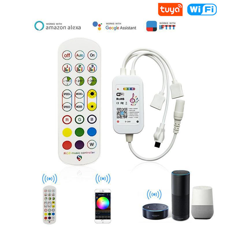 Smart Garden Light Controller - Tuya WiFi الذكية LED تحكم 4Pin