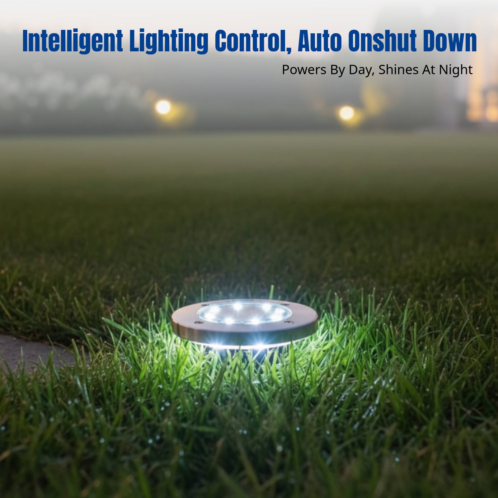 Smart Garden Light Controller - إضاءة أرضية تعمل بالطاقة الشمسية، مصباح