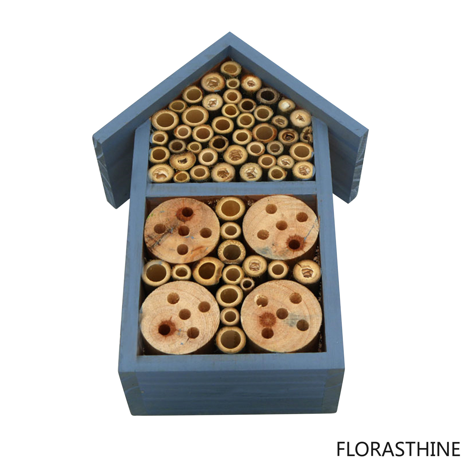 Insect Hotel Wood - بيت حشرات خشبي طبيعي، فندق للنحل،
