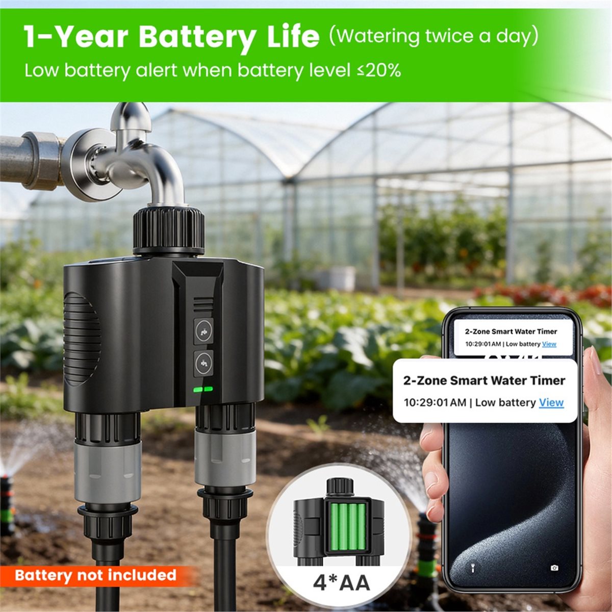 Smart Garden - Y17A مجموعة واحدة من مؤقتات المياه