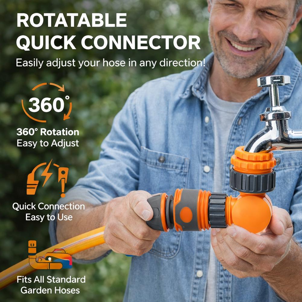 1/2 قطعة من محول صنبور خرطوم ا - مراجعة Smart Garden Tap وسعره