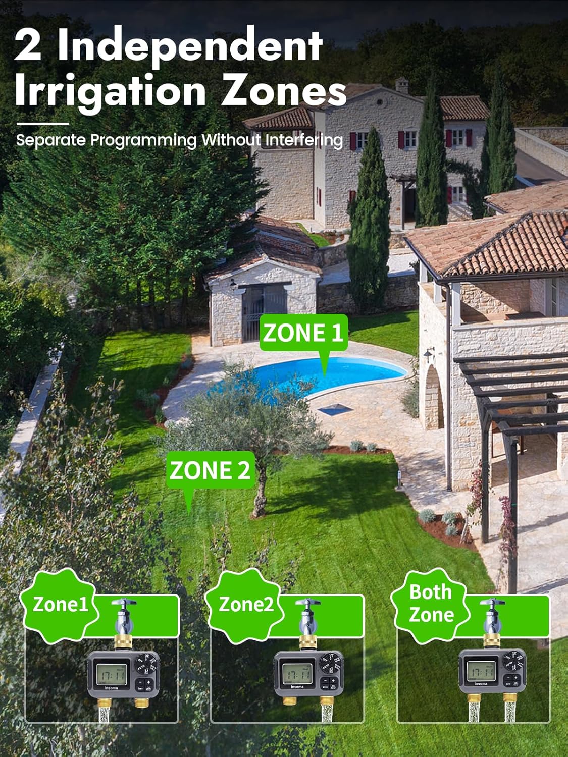 منافذ مزدوجة نظام الري الذكي م - مراجعة Smart Garden Iot وسعره