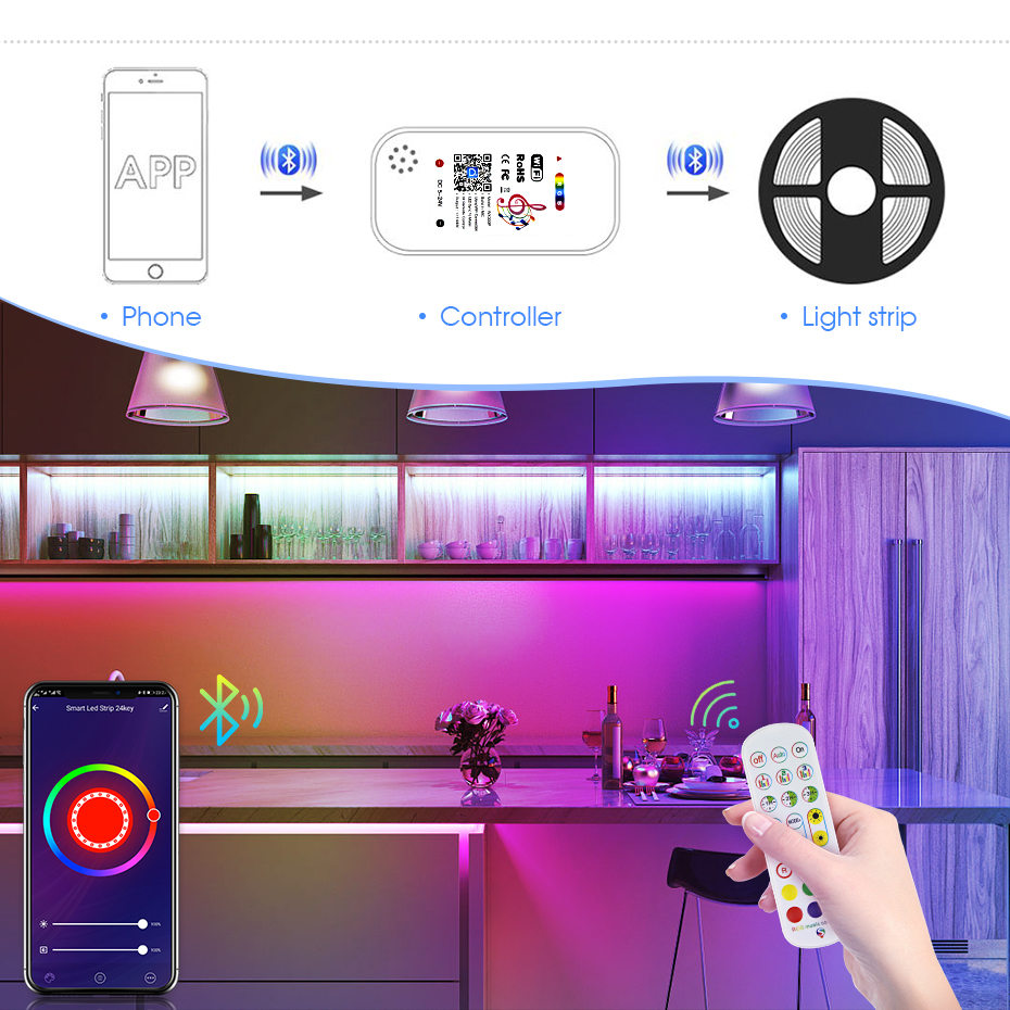 Tuya WiFi الذكية LED تحكم 4Pin - مراجعة Smart Garden Light Controller وسعره