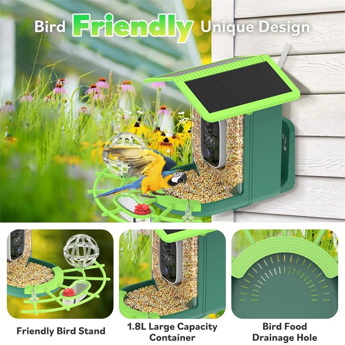 كاميرا ذكية لتغذية الطيور مع م - مراجعة Smart Garden Video وسعره