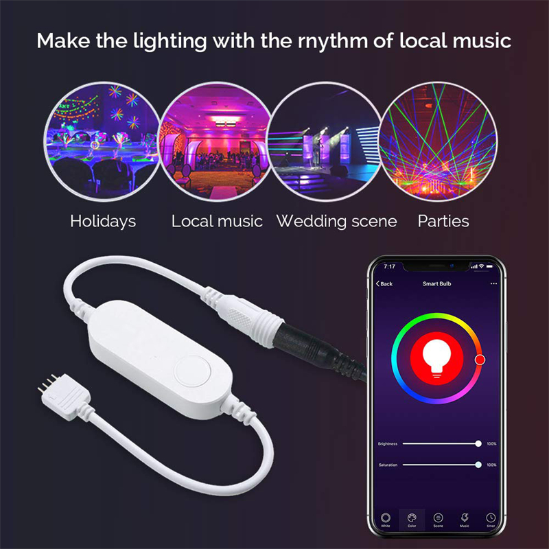 TUYA RGB تحكم واي فاي باهتة 12 - مراجعة Smart Garden Light Controller وسعره