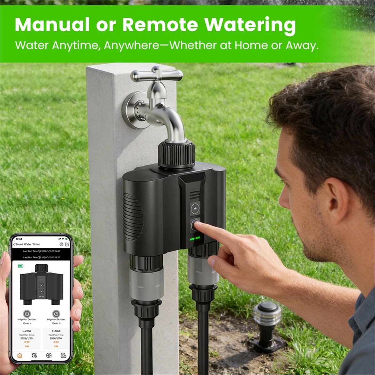 Y17A مجموعة واحدة من مؤقتات ال - مراجعة Smart Garden وسعره