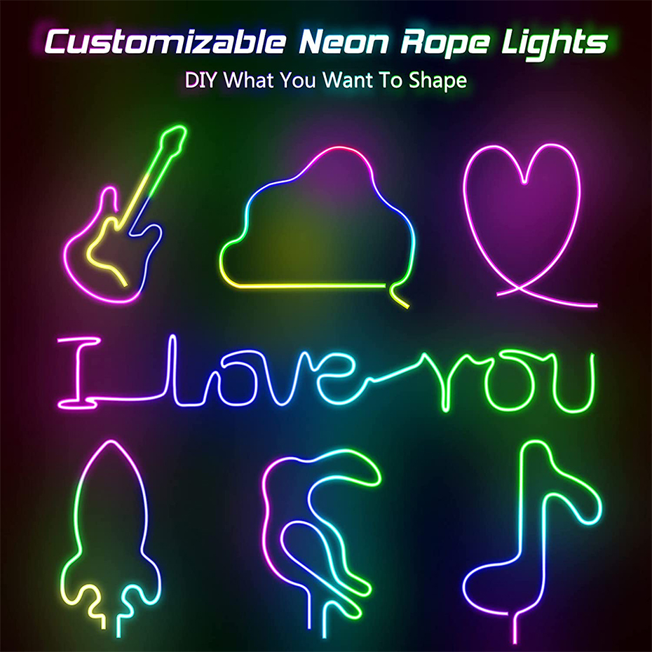 RGBIC LED نيون قطاع 12 فولت 96 - مراجعة Smart Garden Light Controller وسعره