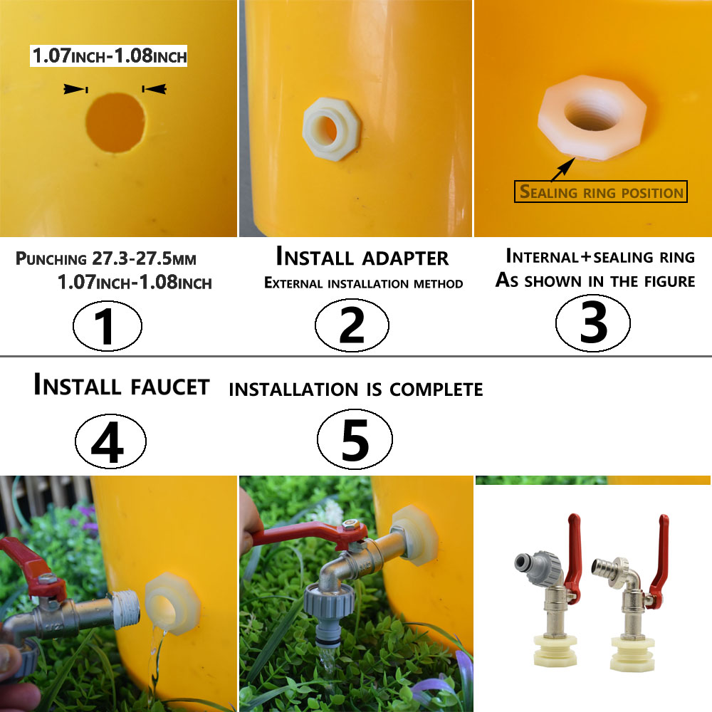 IBC خزان الحنفية محول الحلمة S - مراجعة Smart Garden Tap وسعره