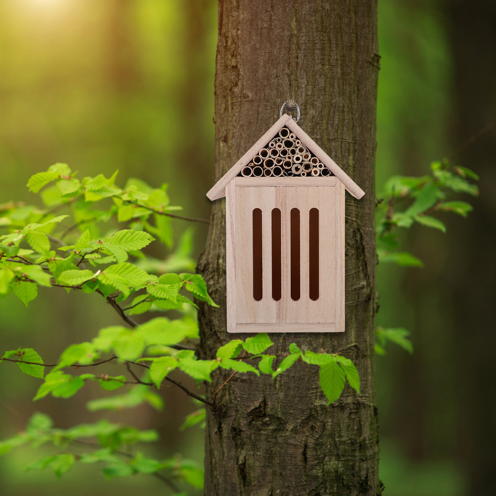 فندق خشبي للحشرات، بيت حشرات،  - مراجعة Insect Hotel Wood وسعره