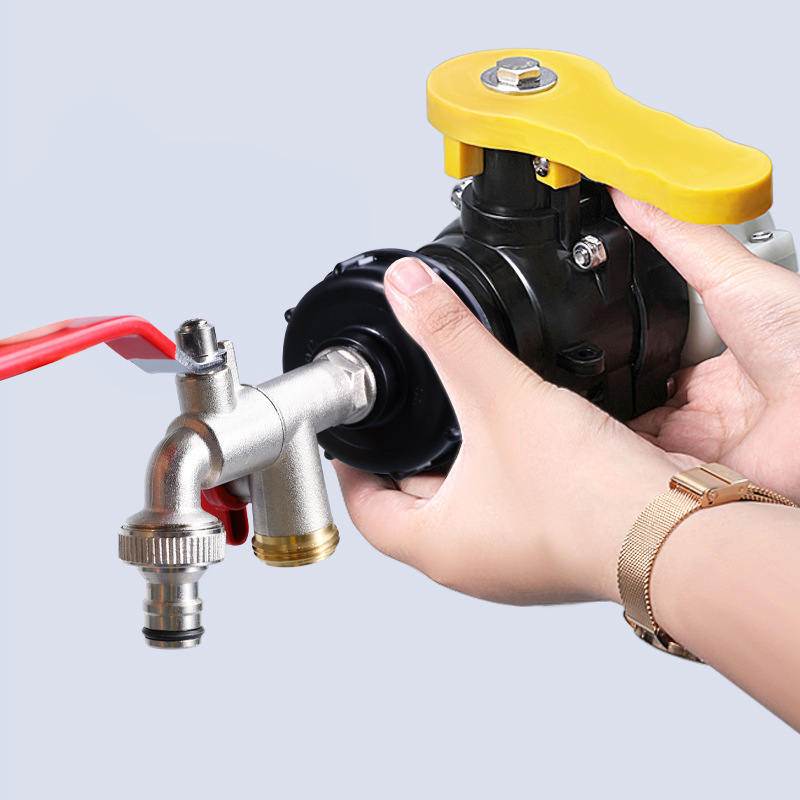 IBC خزان الحنفية محول S60 * 6  - مراجعة Smart Garden Tap وسعره